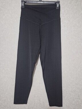 aerie Offline Black High-Rise 7/8 Leggings..Size:L